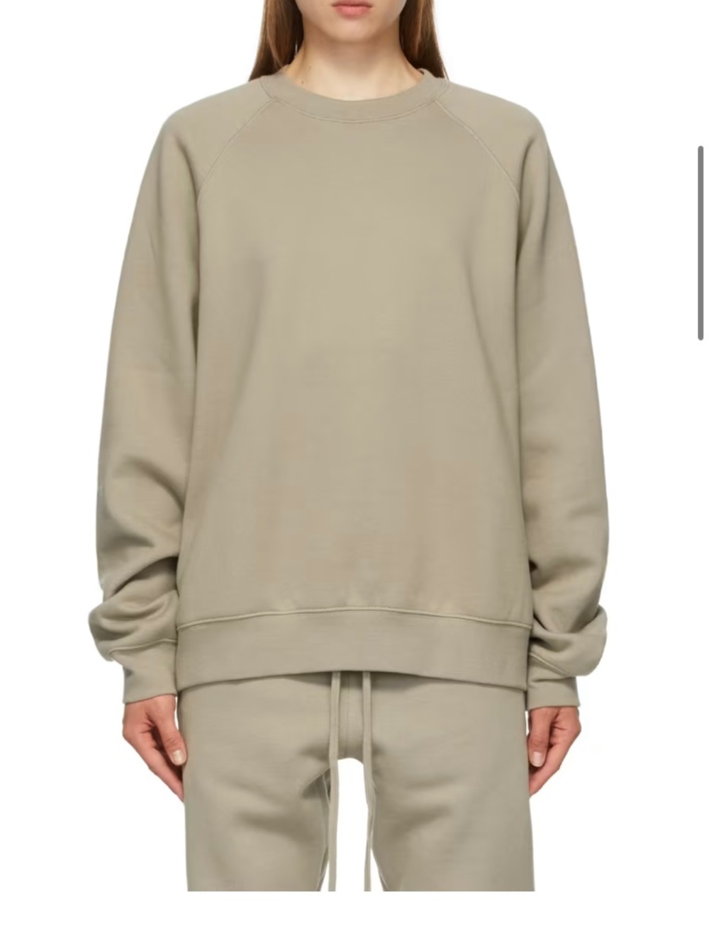 Fear of God Essentials Crewneck Sweatshirt (Stone)